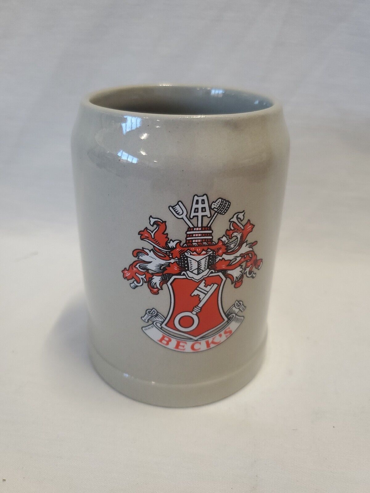 Beck's Beer Thick Ceramic Stein Mug