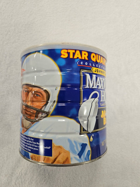 SEALED 2001 Maxwell House Coffee Can Johnny Unitas Colts