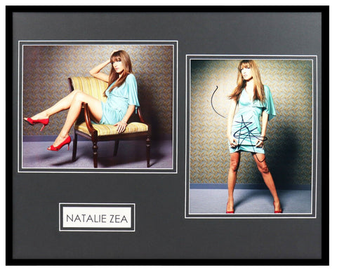 Natalie Zea Signed Framed 16x20 Photo Set AW The Detour