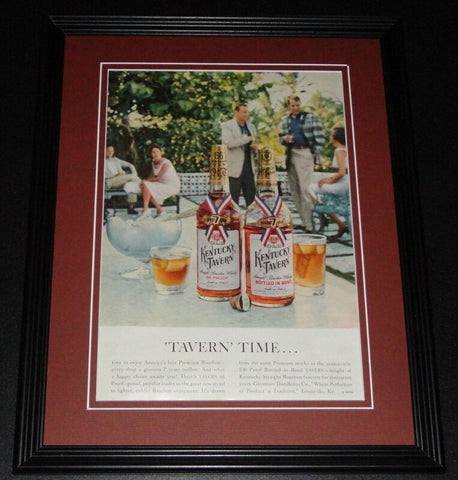 1959 Kentucky Tavern Bourbon 11x14 Framed ORIGINAL Vintage Advertisement