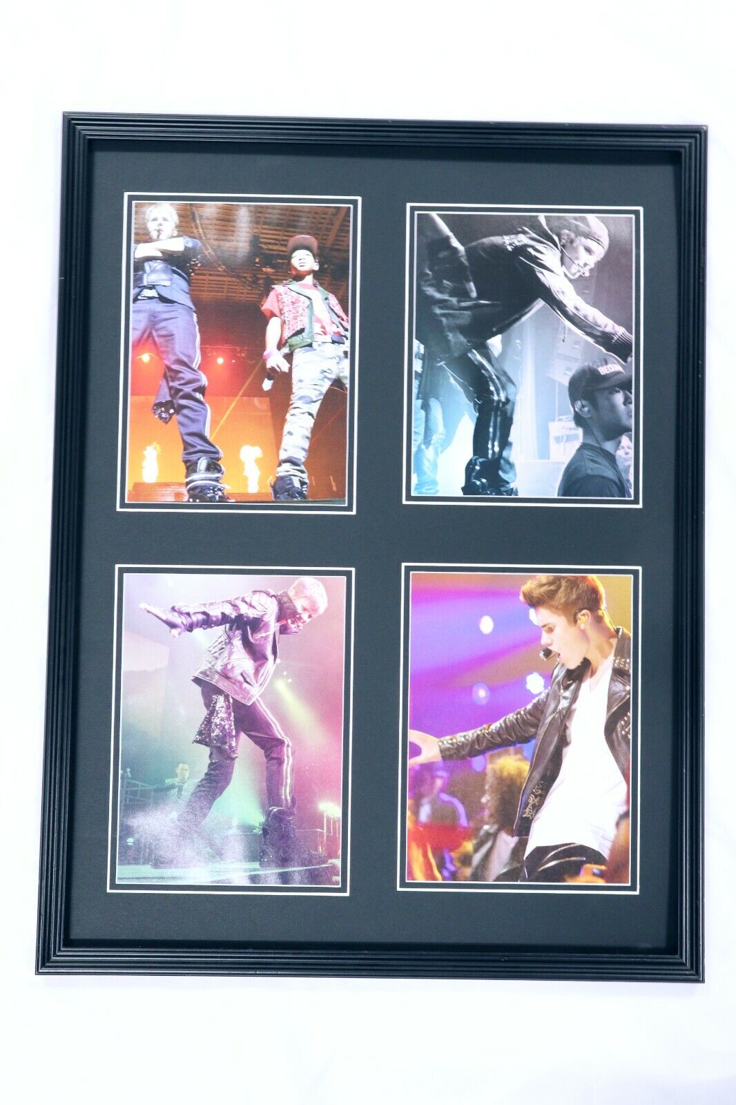 Justin Bieber Framed 18x24 Photo Collage Display In Concert