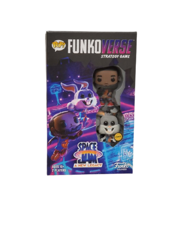 NEW SEALED POP! Funkoverse Board Game Space Jam Chase Flocked Bugs Bunny