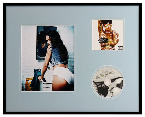 Rihanna Framed 16x20 Unapologetic CD & Photo Display