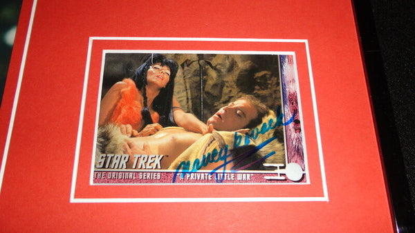 Nancy Kovack Signed Framed 11x17 Photo Display Star Trek