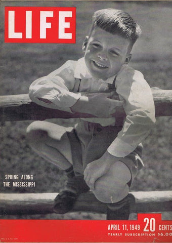 ORIGINAL Vintage April 11 1949 Life Magazine Spring Along the Mississippi