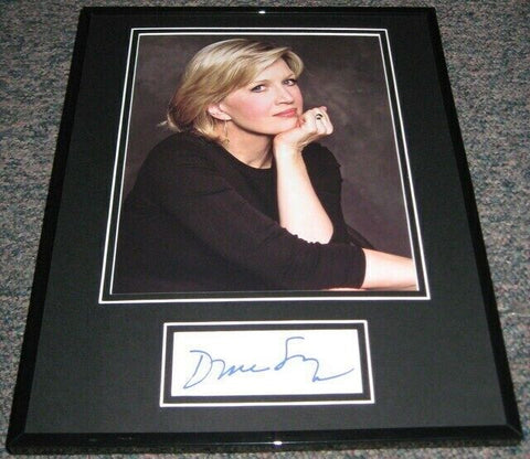 Diane Sawyer Signed Framed 11x14 Photo Display ABC News