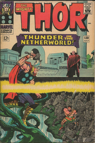 Thor #130 ORIGINAL Vintage 1966 Marvel Comics Hercules