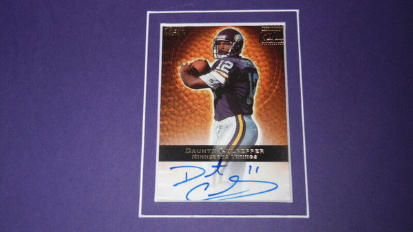 Daunte Culpepper Signed Framed 2000 Sports Illustrated Display TOPPS Vikings