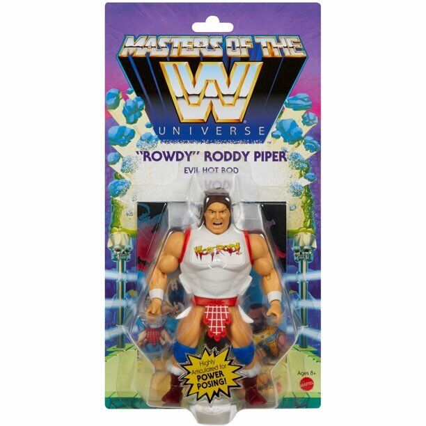 NEW SEALED 2021 Masters of the Universe WWE Rowdy Roddy Piper Action Figure