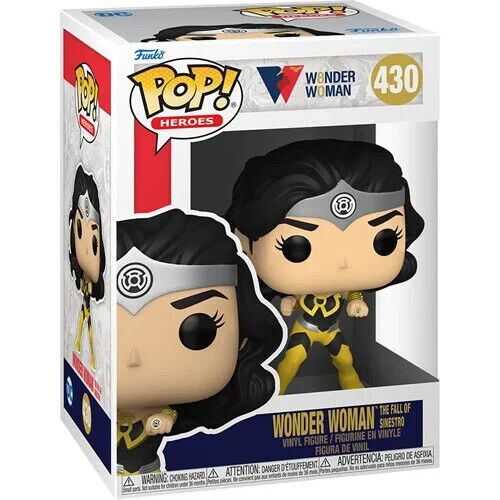 NEW SEALED 2022 Funko Pop Figure Wonder Woman 80th Anniversary Fall of Sinestro