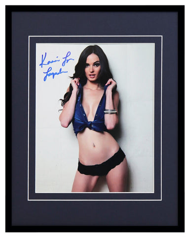 Kassie Lyn Logsdon Signed Framed 11x14 Photo Display AW 