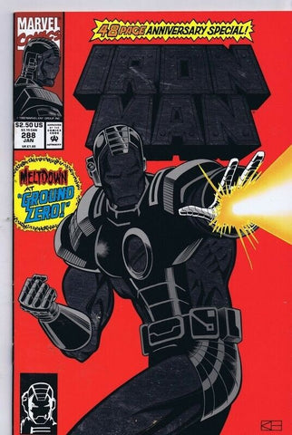 Iron Man #288 ORIGINAL Vintage 1993 Marvel Comics 