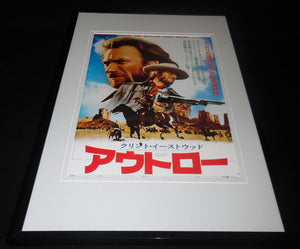 Outlaw Josey Wales Japanese 11x17 Framed Repro Poster Display Clint Eastwood