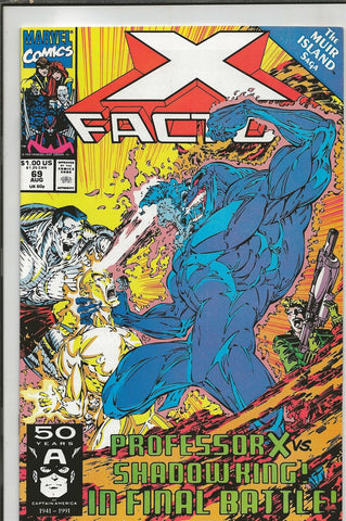 X Factor #69 ORIGINAL Vintage 1991 Marvel Comics 