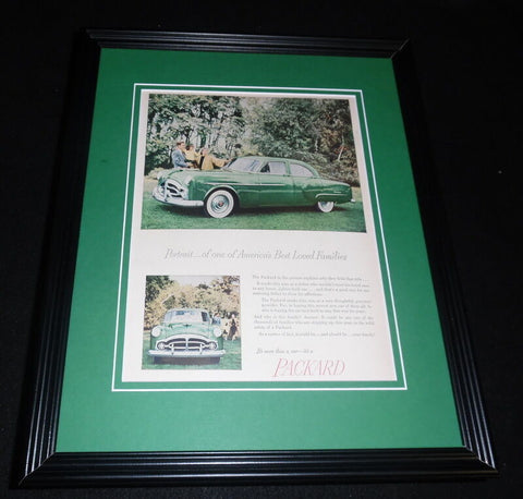 1951 Packard Framed 11x14 ORIGINAL Vintage Advertisement