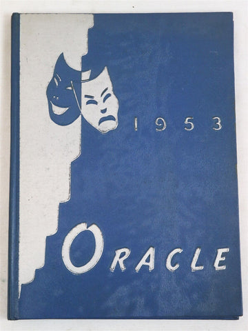 VINTAGE 1953 Waynesburg PA High School HS Oracle Yearbook