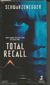 Total Recall VINTAGE VHS Cassette Arnold Schwarzenegger Sharon Stone