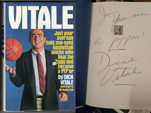 Dick Vitale Signed Hardcover Book ESPN