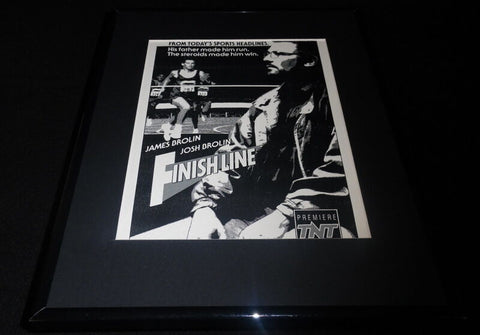 Finish Line 1989 TNT Framed 11x14 ORIGINAL Advertisement James & Josh Brolin