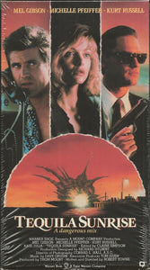 Tequila Sunrise VINTAGE VHS Cassette Michelle Pfeiffer Mel Gibson Kurt Russell