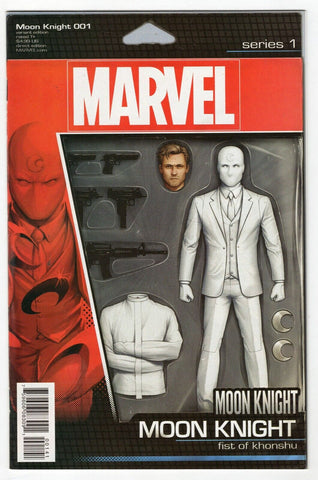 Moon Knight #1 VINTAGE 2016 Marvel Comics John Tyler Christopher Figure Variant