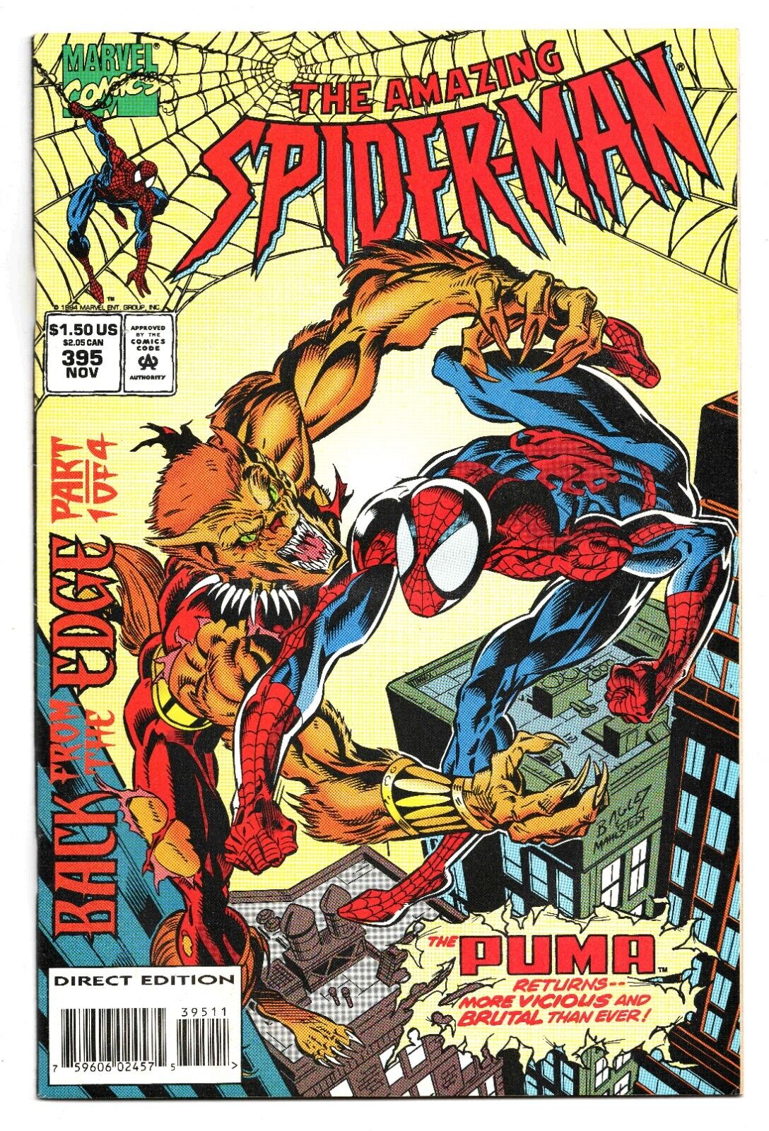 Amazing Spider-Man #395 VINTAGE 1994 Marvel Comics