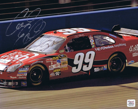 Carl Edwards Signed 8x10 Photo In Car