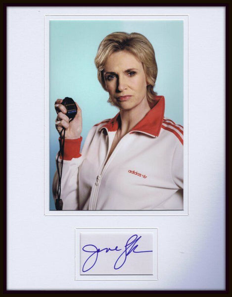 Jane Lynch Signed Framed 11x14 Photo Display AW Glee