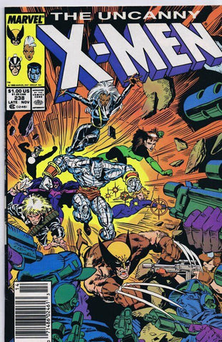 X Men #238 ORIGINAL Vintage 1988 Marvel Comics  