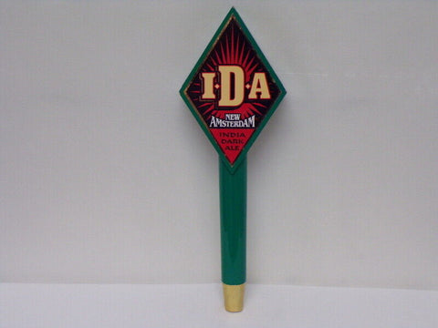 ORIGINAL Vintage New Amsterdam India Dark Ale IDA Beer Keg Tap Handle 