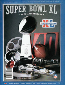 VINTAGE 2006 Super Bowl XL Program Pittsburgh Steelers Seattle Seahawks