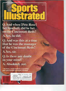 July 3 1989 Sports Illustrated Magazine Pete Rose Reds