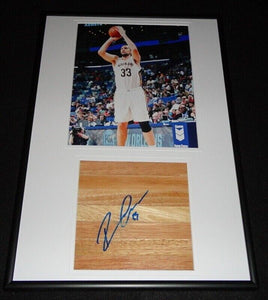 Ryan Anderson Signed Framed 12x18 Floorboard + Photo Display Pelicans Cal