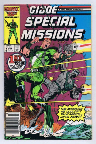 GI Joe Special Missions #1 ORIGINAL Vintage 1986 Marvel Comics  