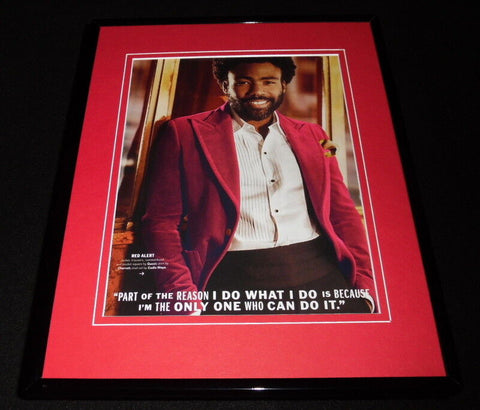 Donald Glover 2018 Framed 11x14 Photo Display Atlanta Childish Gambino