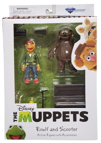 NEW SEALED Diamond Select Muppets Rowlf + Scooter Action Figure Set