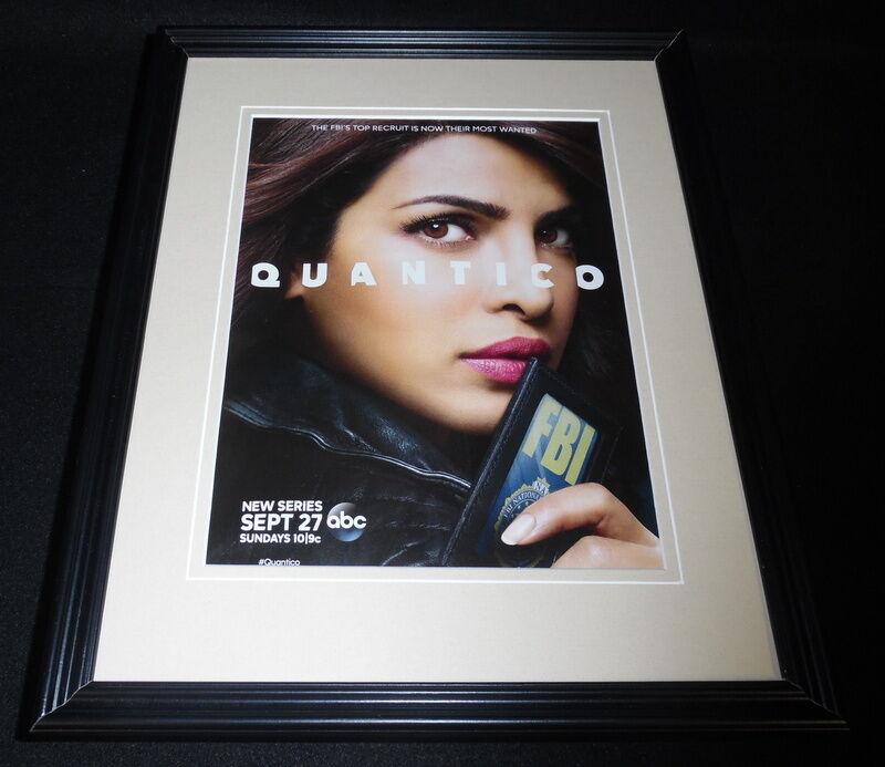 Quantico 2015 ABC Premiere 11x14 Framed ORIGINAL Advertisement Priyanka Chopra