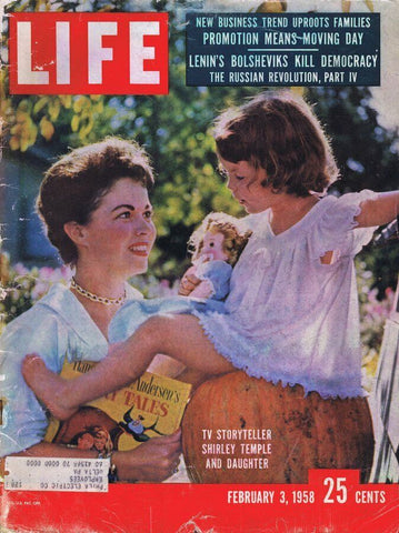 ORIGINAL Vintage Life Magazine February 3 1958 Shirley Temple