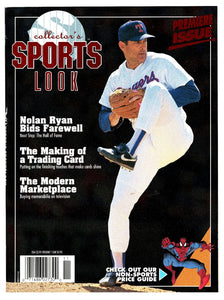 Nov 1993 Collector's Sportslook Magazine #1 Nolan Ryan Spider-Man