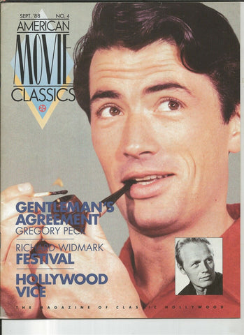 ORIGINAL Vintage Sep 1988 AMC Magazine Gregory Peck Bette Davis