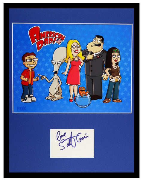 Scott Grimes Signed Framed 11x14 Photo American Dad