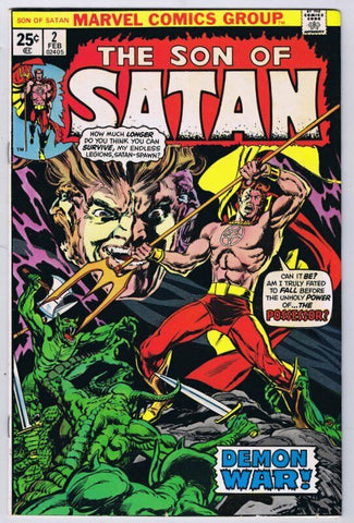 Son of Satan #2 ORIGINAL Vintage 1976 Marvel Comics Possessor Origin