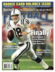 Mar 2007 Beckett Football Magazine #204 Peyton Manning Colts