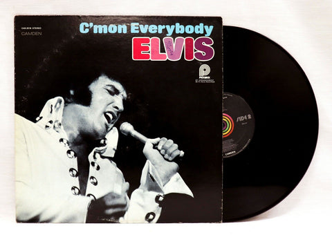 VINTAGE Elvis Presley C'Mon Everybody LP Vinyl Record Album CAS-2518