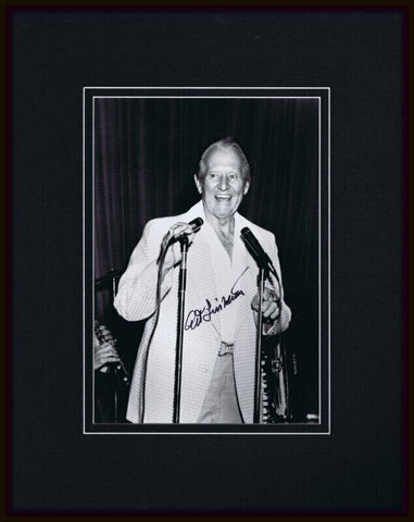 Art Linkletter Signed Framed 11x14 Photo Display JSA Kids Say Darndest Things