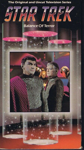 Star Trek Balance of Terror VINTAGE VHS Cassette  