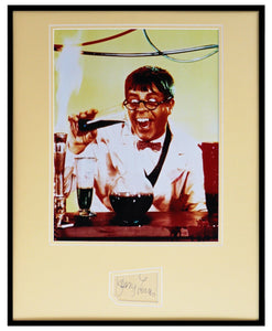 Jerry Lewis VINTAGE Signed Framed 16x20 Photo Display JSA Nutty Professor