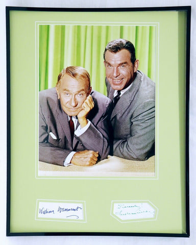 My Three Sons Cast Signed Framed 16x20 Poster Photo Display Demarest Macmurray