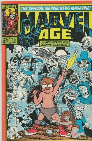 Marvel Age #15 ORIGINAL Vintage 1984 Marvel Comics Archie Goodwin