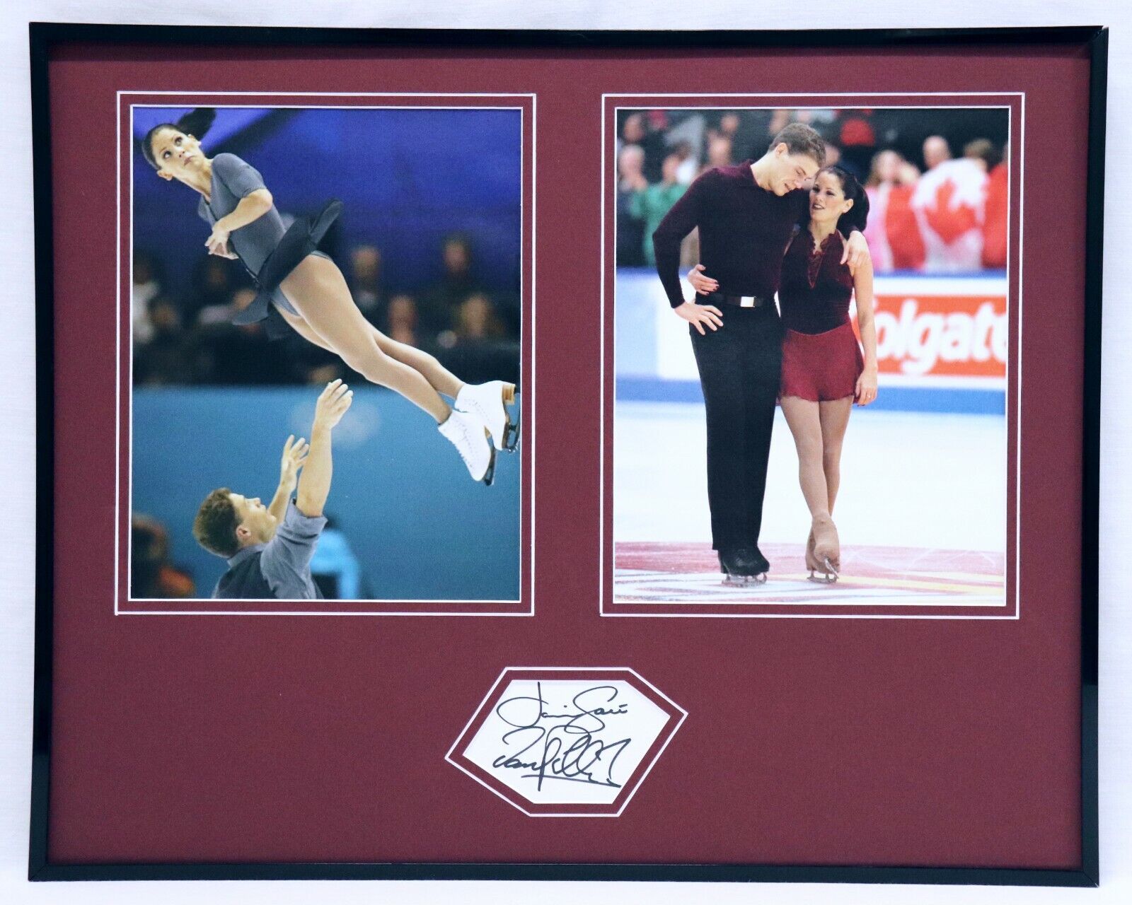 Jamie Sale & David Pelletier Dual Signed Framed 16x20 Photo Set